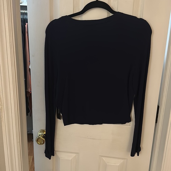 NWT IMNYC Navy Sweater Size Small - Picture 4 of 4